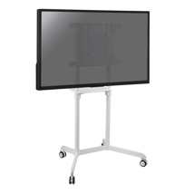 Chariot écran TV 37''-70'' compatible Samsung Flip® et Microsoft Surface Hub® 2s, Blanc