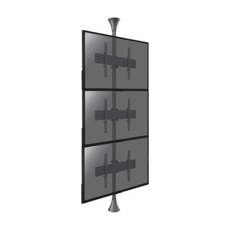 Floor-to-ceiling mount for 3 TV screens 32´´ - 75´´