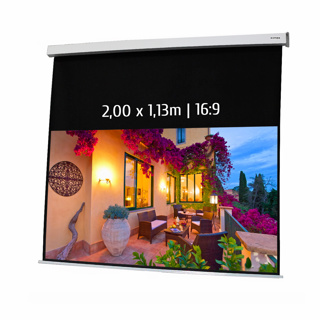 Electric projection screen 2.00 x 1.13m 16:9