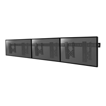 Video wall mount for 3 TV screens 37'' Push Pull
