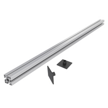 Profilo in alluminio per pannelli LED 100cm, gamma 031
