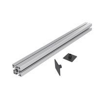 Profilo in alluminio per pannelli LED 50cm, gamma 031