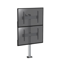 Stand for 2 TV screens 40''-65'' Height 175cm to screw on
