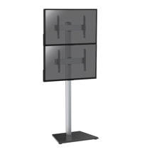 Stand for 2 TV screens 40''-65'' Height 240cm