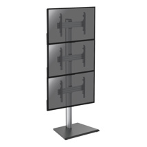 Floor Stand for 3 TV Screens 40 - 65" Height 240 cm