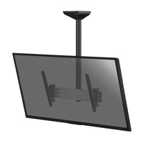 Support plafond inclinable pour 1 écran TV 43''-55'' Hauteur 100 cm