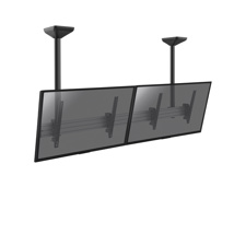 Supporto da soffitto menu board per 2 schermi 45"-55" Altezza 100cm