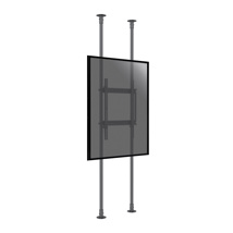 Floor-to-ceiling mount for portrait TV screens 50''- 100'' - Height 300cm max