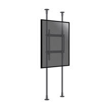 Floor-to-ceiling mount for portrait TV screens 50''- 100'' - Height 240cm max