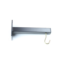 Mounting brackets for projection screens Colour black