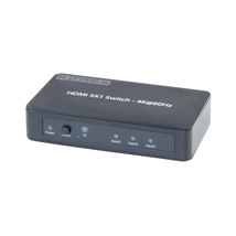 Switcher 3 entradas- 1 salida HDMI2.0 HDCP2.2 4K60HZ