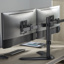  Desktop stand for 2 PC monitors 17''-32'' - Horizontal