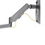 Ultra-adjustable wall mount for 17''-32'' TV screens and monitors