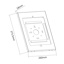 Custodia per tablet iPad Pro 12.9" Generazione 1-2, Bianco