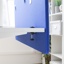 Panel divisor acústico para escritorio, 120 x 60 cm, Azul